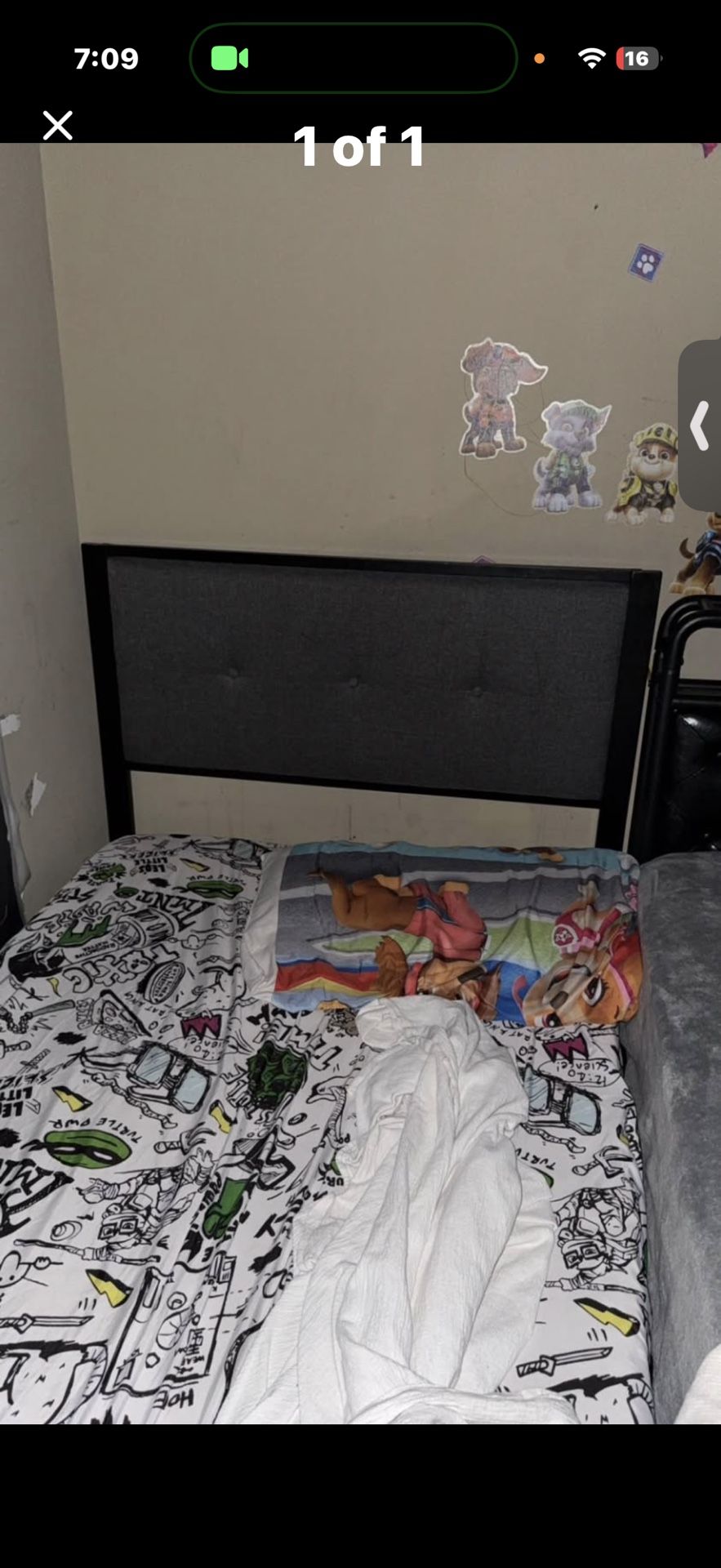 Twin Bed Metal No Box Spring Needed