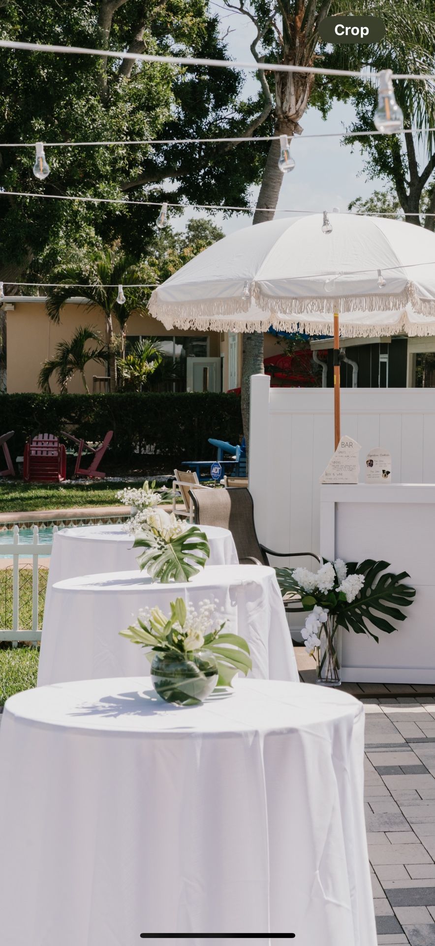 Faux linen Tablecloths Rounds