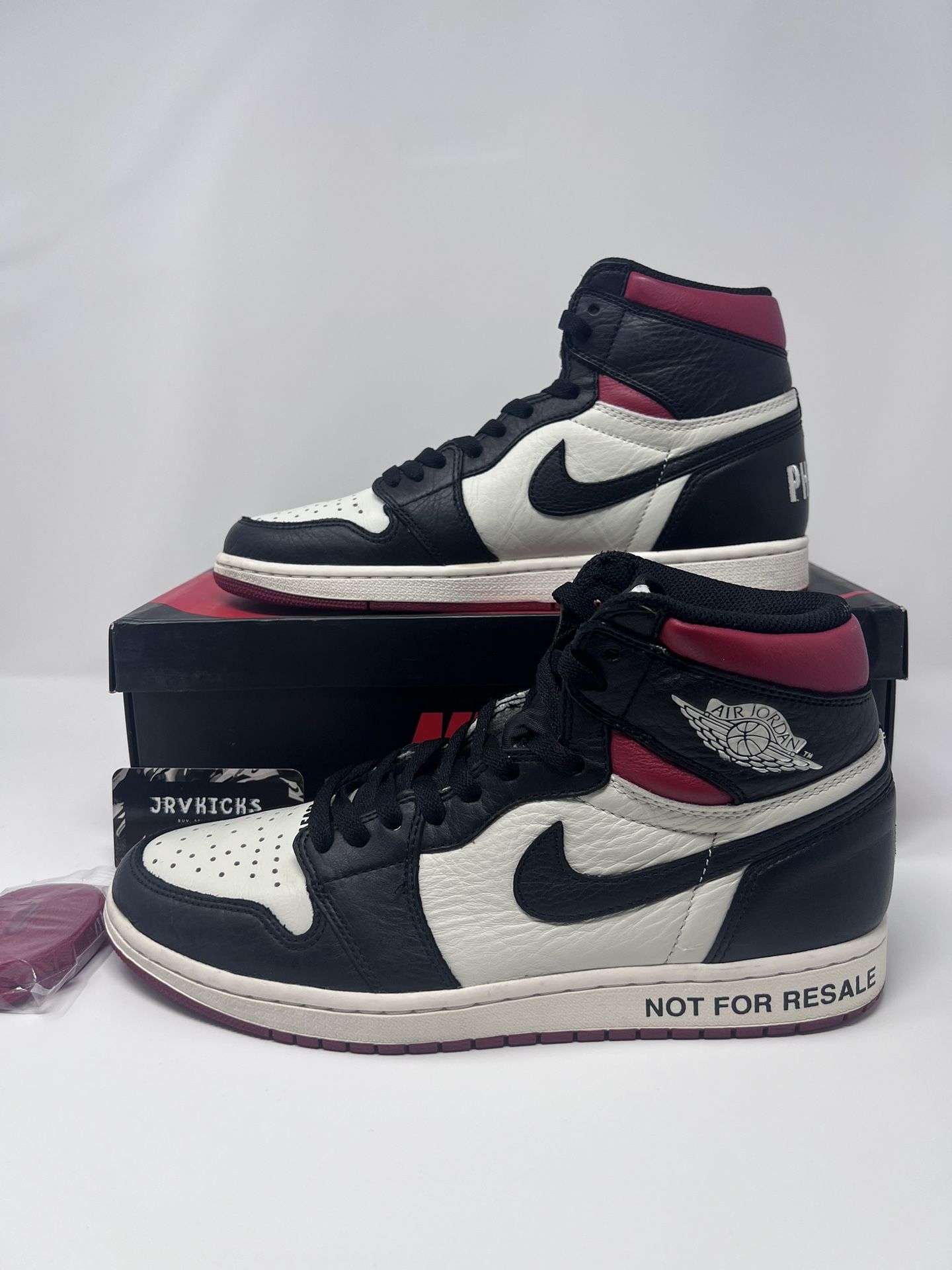 Air Jordan 1 Retro High OG NRG Not For Resale 861428 106 Varsity Red 2018 Size 10