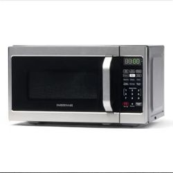 Farberware 0.7 cu. ft. 700-Watt Countertop Microwave Oven in Brushed Stainless Steel