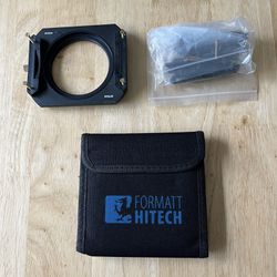 Formatt Hitech 100x100mm Firecrest Square ND Filters: 1.8, 2.4, 3.0 w/ Filter Holder And 77mm Adapter 