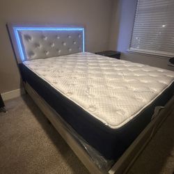 Queen Bed Frame With Mattress Pillow Top On Sale For: 