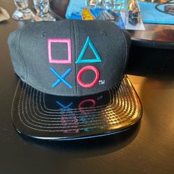 Bioworld Playstation Hat SnapBack Sony PS4 / PS5 3D Thick Embroidered