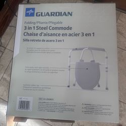 3 in 1 steel commode