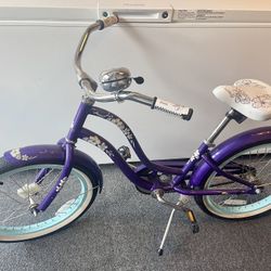 Electra Kids Beach Crusier Bikes 20" Pink Purple