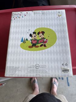 Disney Store Mickey & Minnie Christmas Tree Topper In Box