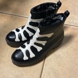 iron fist platform skeleton boots wishbone