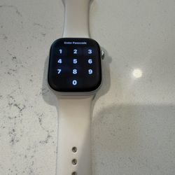 Apple Watch Series 10 GPS + Cellular, 46mm Silver Aluminum Case, Band S/M, Unlocked, $400