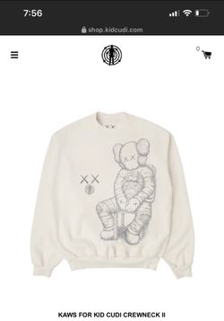 Kid Cudi x Kaws Astronaut White Crew Neck