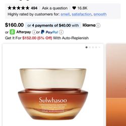 Sulwhasoo Concentrated Ginseng Rejuvenating Cream