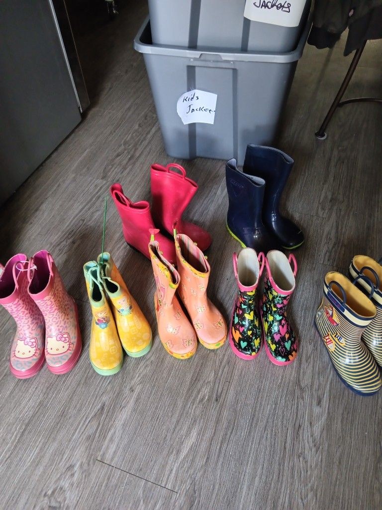 Please See Description For Pricing Children's Rain Boots