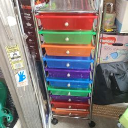 Rainbow Drawers On Wheels