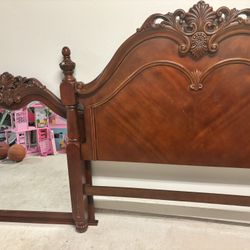 Queen Size Bed Head, Matching Mirror
