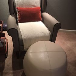 Accent Wing Chair and/or Ottoman (sold sep.)