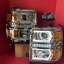 Chevy Silverado 2014. 2015 Headlight.