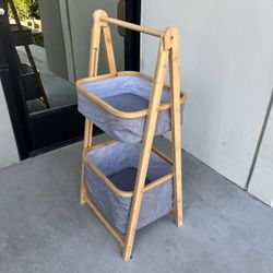 New Foldable Storage Basket Shelf 