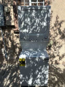 GE Stackable Washer Dryer Gas Line 2 Months Warranty Delivery and Installation Available