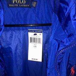 New!! Polo Ralph Lauren Men’s Windbreaker Jacket Msrp $150!!