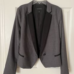 Banana Republic Women’s Blazer Size 6 Charcoal Black Office Career Jacket