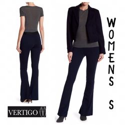 Final Sale NWT Women’s Designer Vertigo Ponte Flared Pants Sz:S