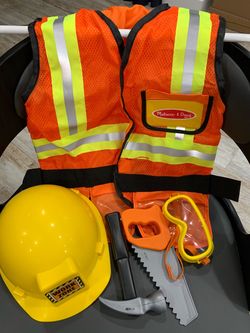 Melissa & Doug Construction Worker Costume Set