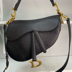 Black saddle Shoulder Bag 