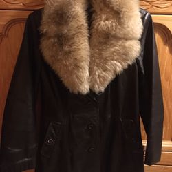 100% Genuine Leather Jacket -size 11/12