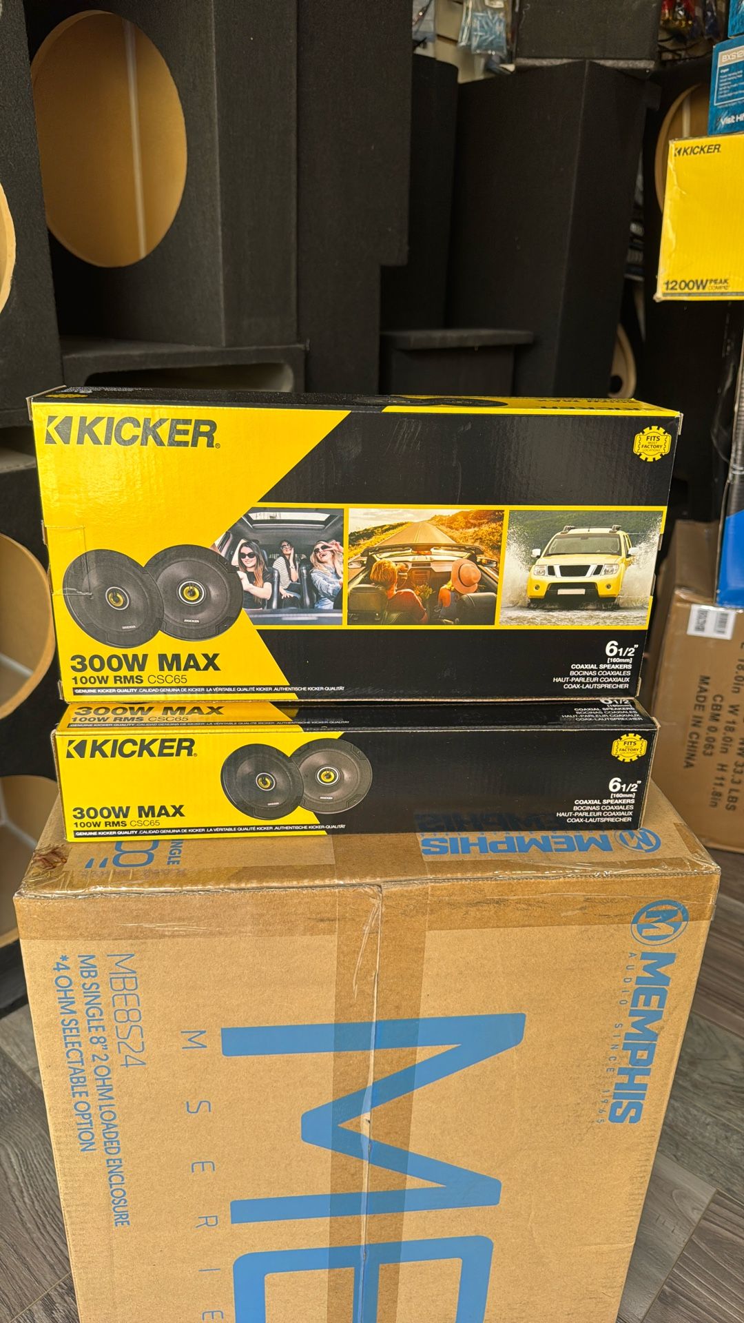 Kicker 6-1/2” Coaxial Speakers