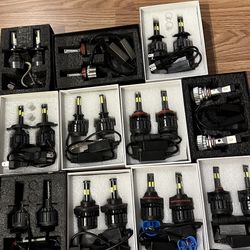 9006  LED Headlight Bulbs Low Beam Fog Light 300% Brighter 6500K Cool White Conversion Kit IP67 Waterproof 2 PCS 