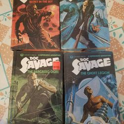 Lot Of 4 Doc Savage Hard Cover