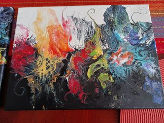 Beautiful 3 pc Canvas Art.