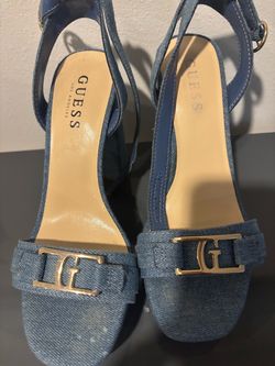 GUESS denim sandals