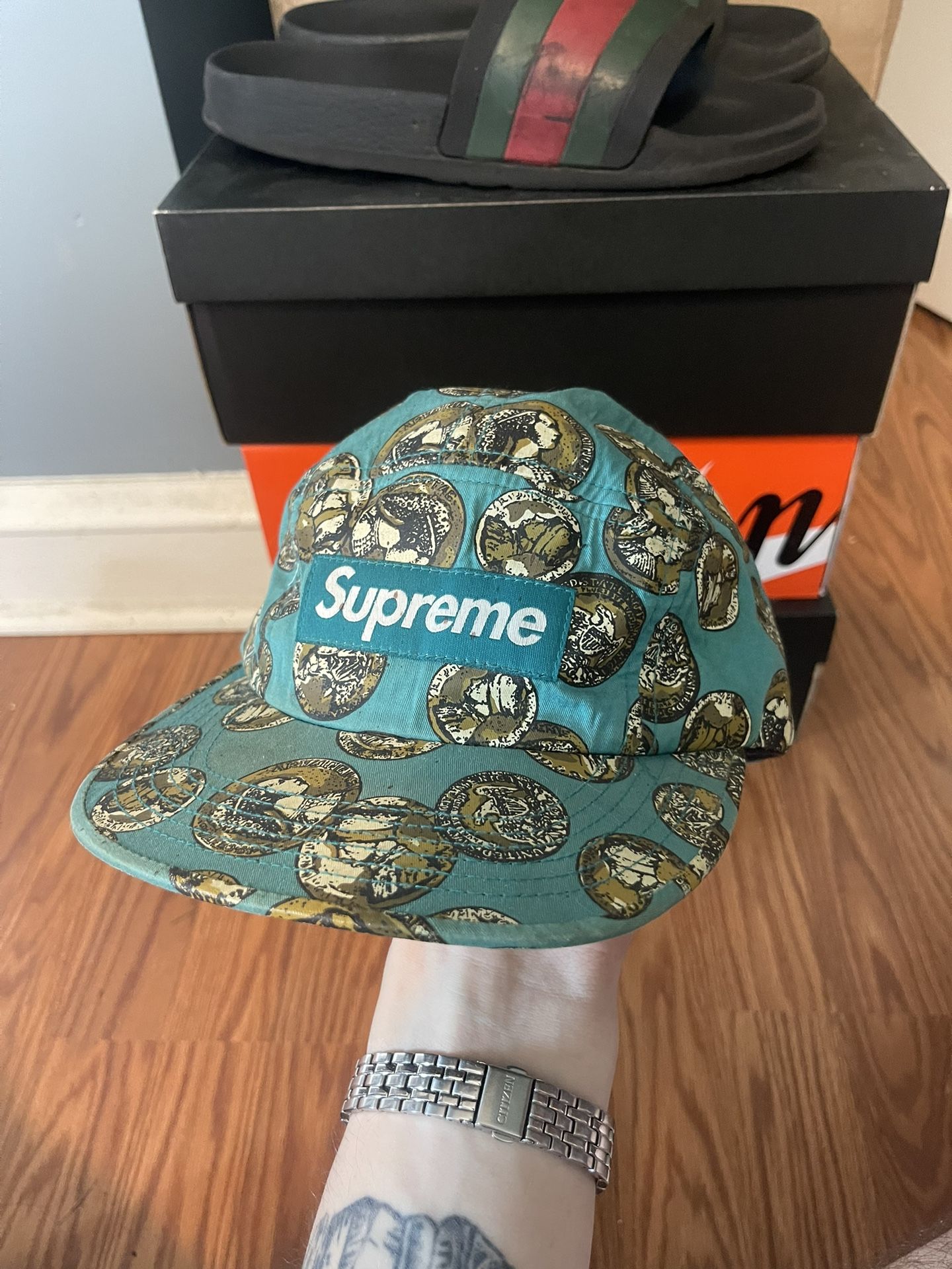 Supreme “Coin” Camp Hat SS14