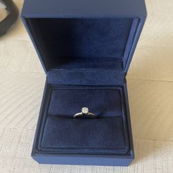 1/2 CTW Solitaire Diamond Engagement Ring.
