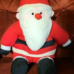 Vintage Puffy Pluffy Santa 