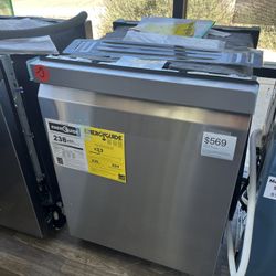 $569 LG 24” Top Control Dishwasher, With Quadwash Pro & One Year Warranty
