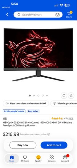 MSI gaming monitor