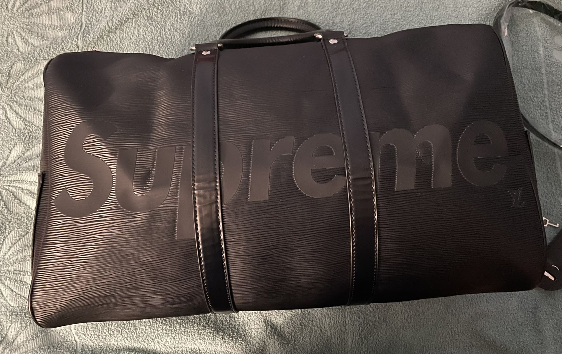 Supreme Louis Vuitton duffel bag
