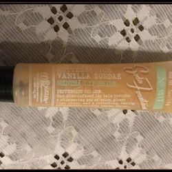 NEW BATH & BODY WORKS C.O. BIGELOW SODA FOUNTAINS BUTTERSCOTCH VANILLA SUNDAE MENTHA LIP SHINE NO 1517