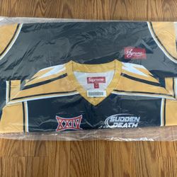 Supreme Sudden Death Football Jersey Black Size Large Brand New