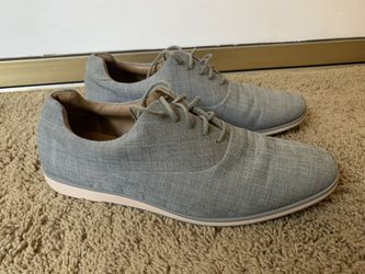 Zara Casual Dress Shoes Grey Mens Size 10 Good Condition