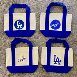 Los Angeles Dodgers Trader Joe’s-style Mini Canvas Tote for Baseball World Series