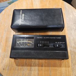 Seiko ST-368 Quartz Guitar tuner-old school