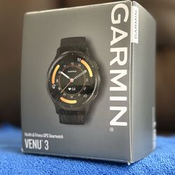 Garmin Venu 3 Smartwatch (Like New/Original Box Included)