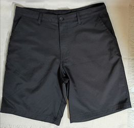 Men's Shorts Champion 34 Dark Grey Chino Flat Front Pockets