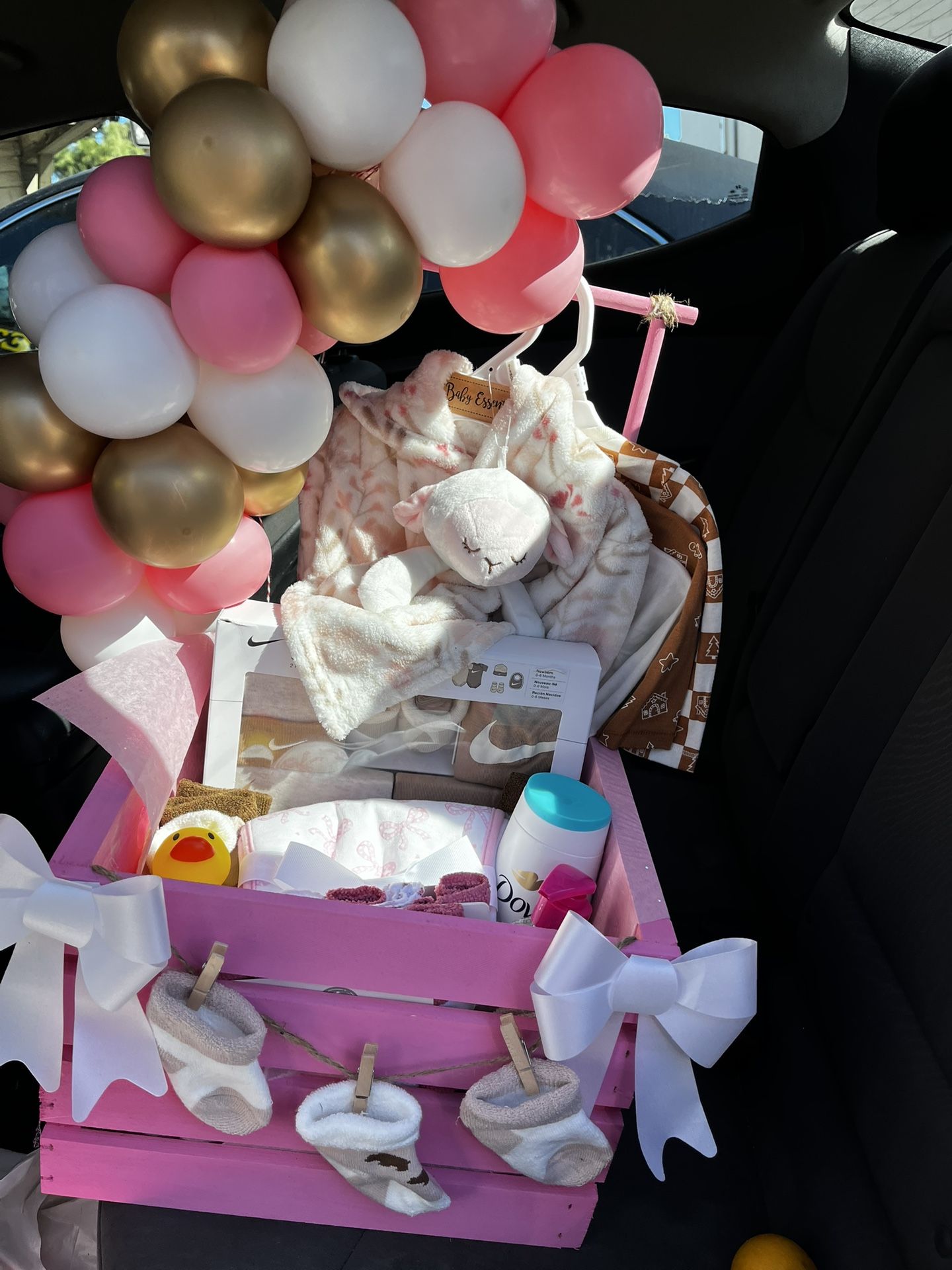 Baby Shower Crate Gift