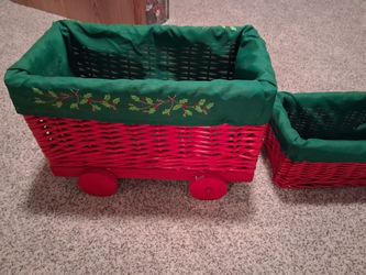 Christmas Basket-Train Set