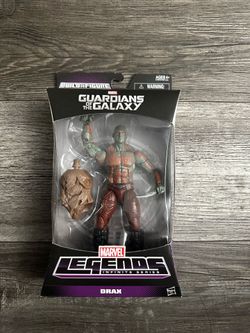 Marvel Legends Drax Figure Groot Wave Guardians Of The Galaxy