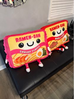Jumbo Ramen San Plush 24” x 20” Fiesta Toys