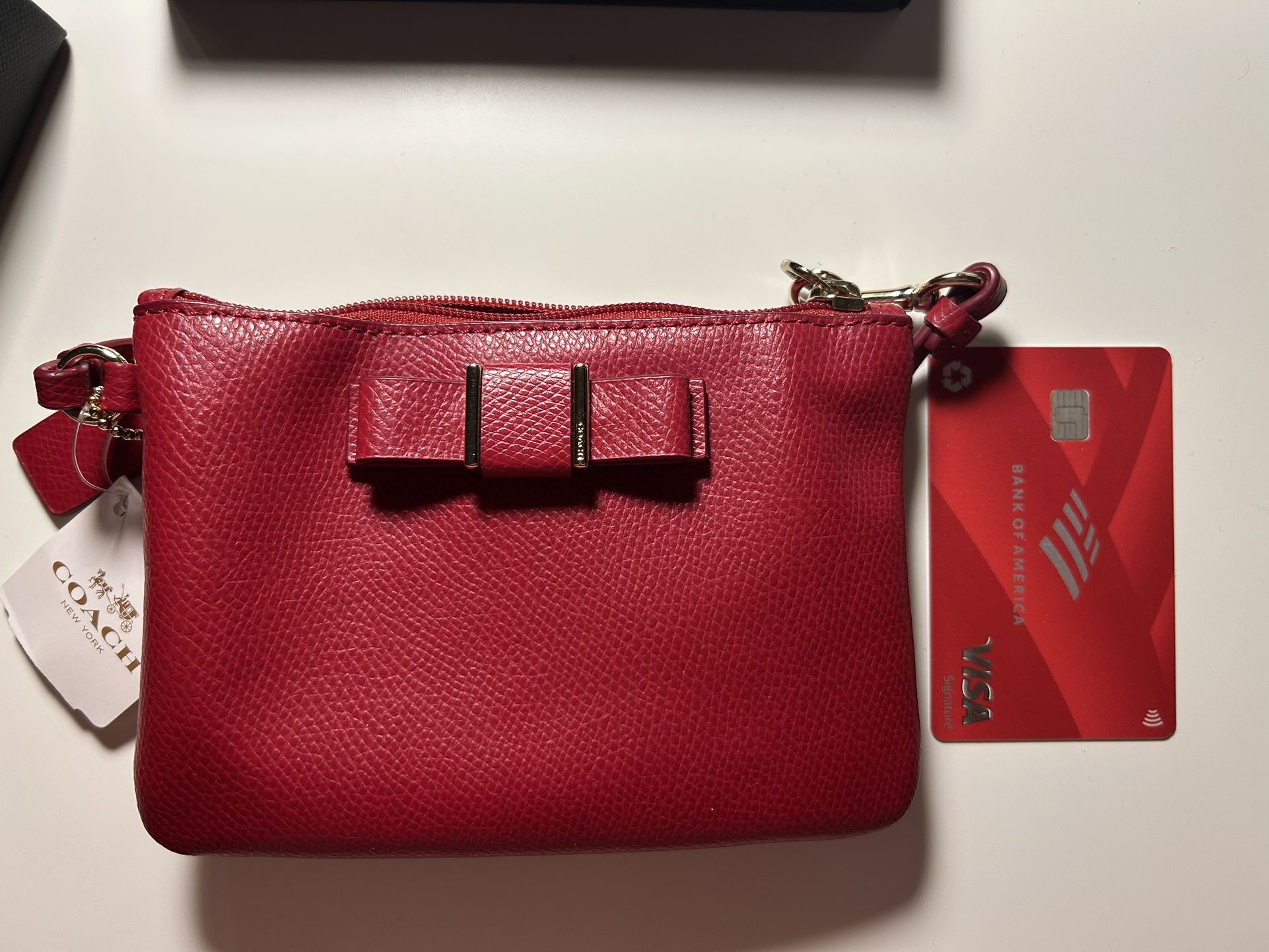 Coach Red Wallet